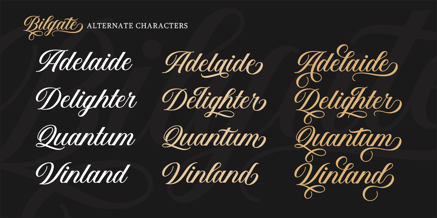 Bilgate Script